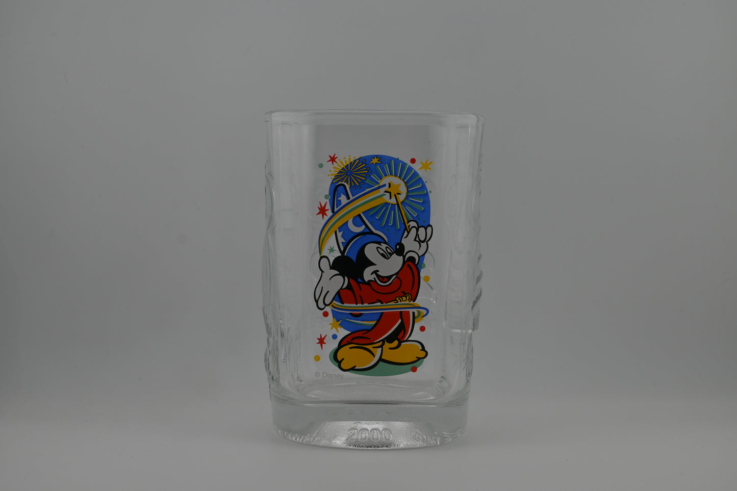 2000 McDonald’s Walt Disney Commemorative Glasses Set – Limited Edition Collectible – Wizard Mickey