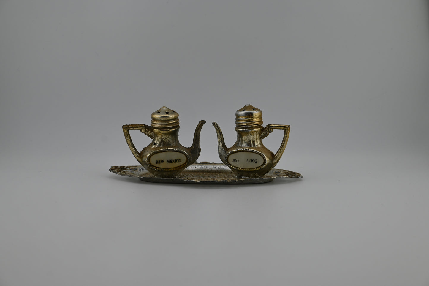 Vintage 1960s New Mexico Salt & Pepper Shakers Teapots, Made in Japan