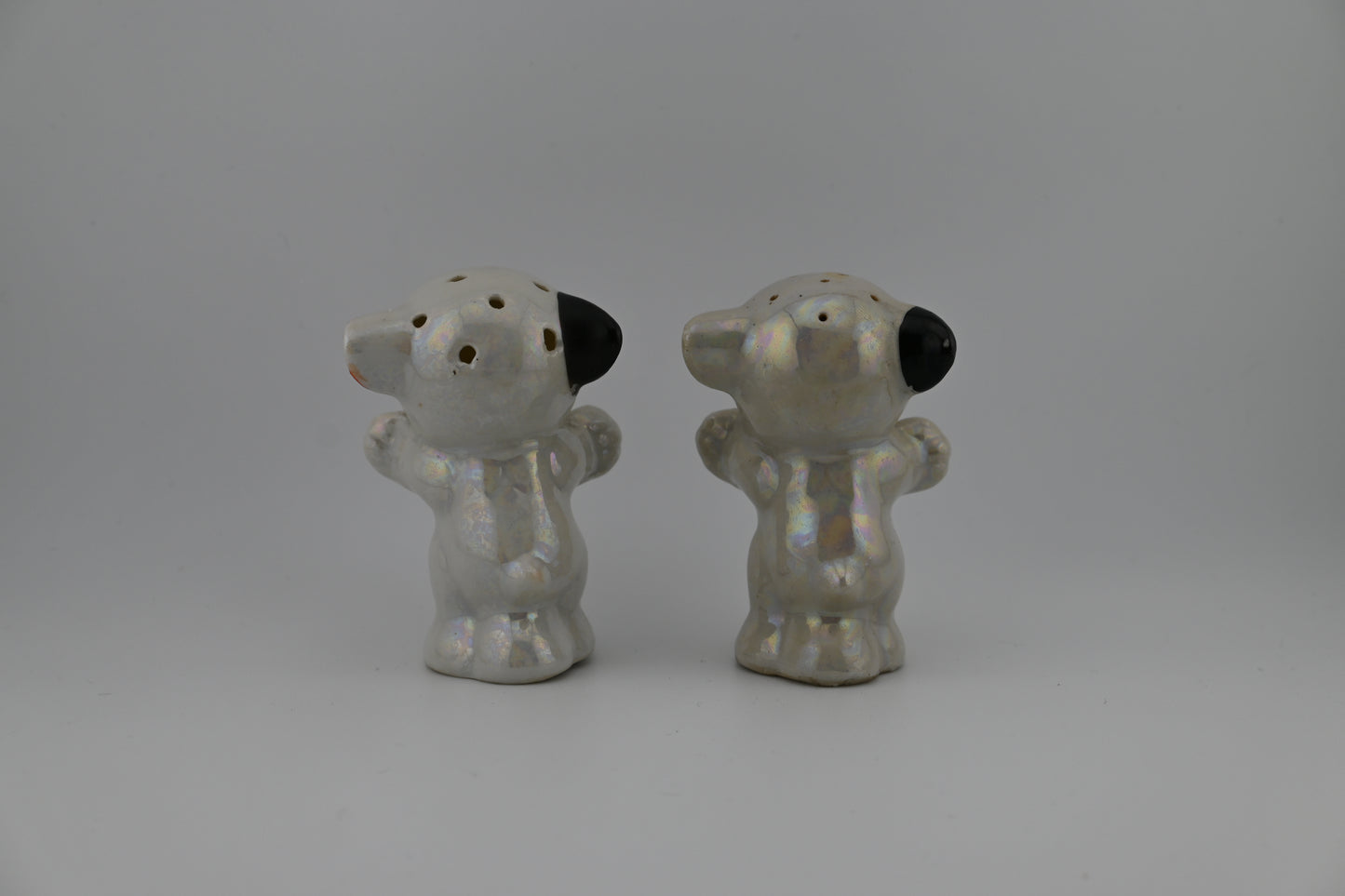 Vintage 1950s Ceramic Bonzo The Dog "I'm Salt" "I'm Pep." Salt & Pepper Shakers Set – Made In Japan
