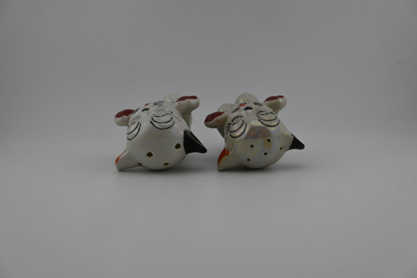 Vintage 1950s Ceramic Bonzo The Dog "I'm Salt" "I'm Pep." Salt & Pepper Shakers Set – Made In Japan