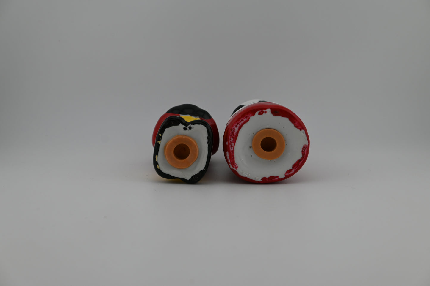 Vintage 1940s Mammy and Uncle Mose "New Orleans" Souvenir Black Americana Porcelain Salt and Pepper Shakers