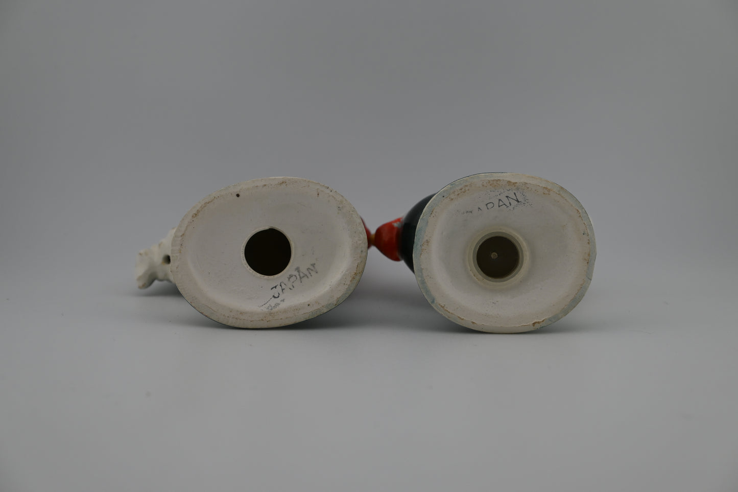 Vintage 1950s Plymouth Rock Roosters Ceramic Salt and Pepper Shakers Set – Made in Japan