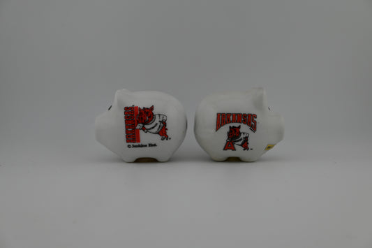 Arkansas Razorbacks Vintage Mini Salt and Pepper Shakers