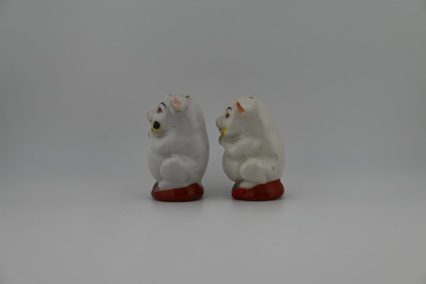 Vintage 1950sCeramic Pig Salt and Pepper Shaker Set – Made in Japan