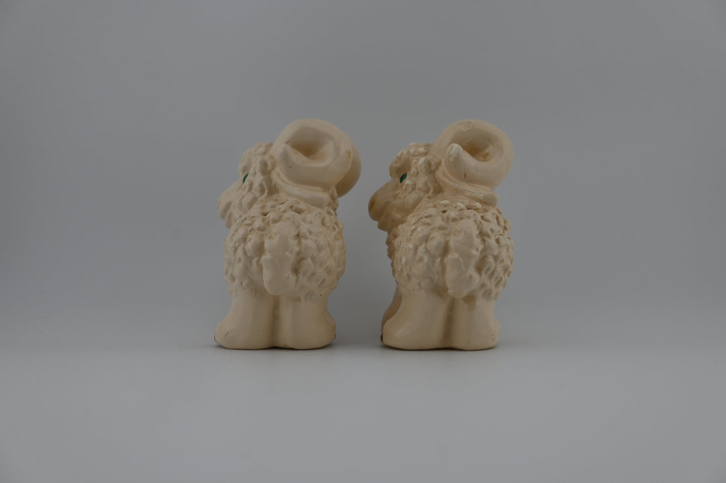 Vintage Sheep Salt & Pepper Shaker Set - Made in USA