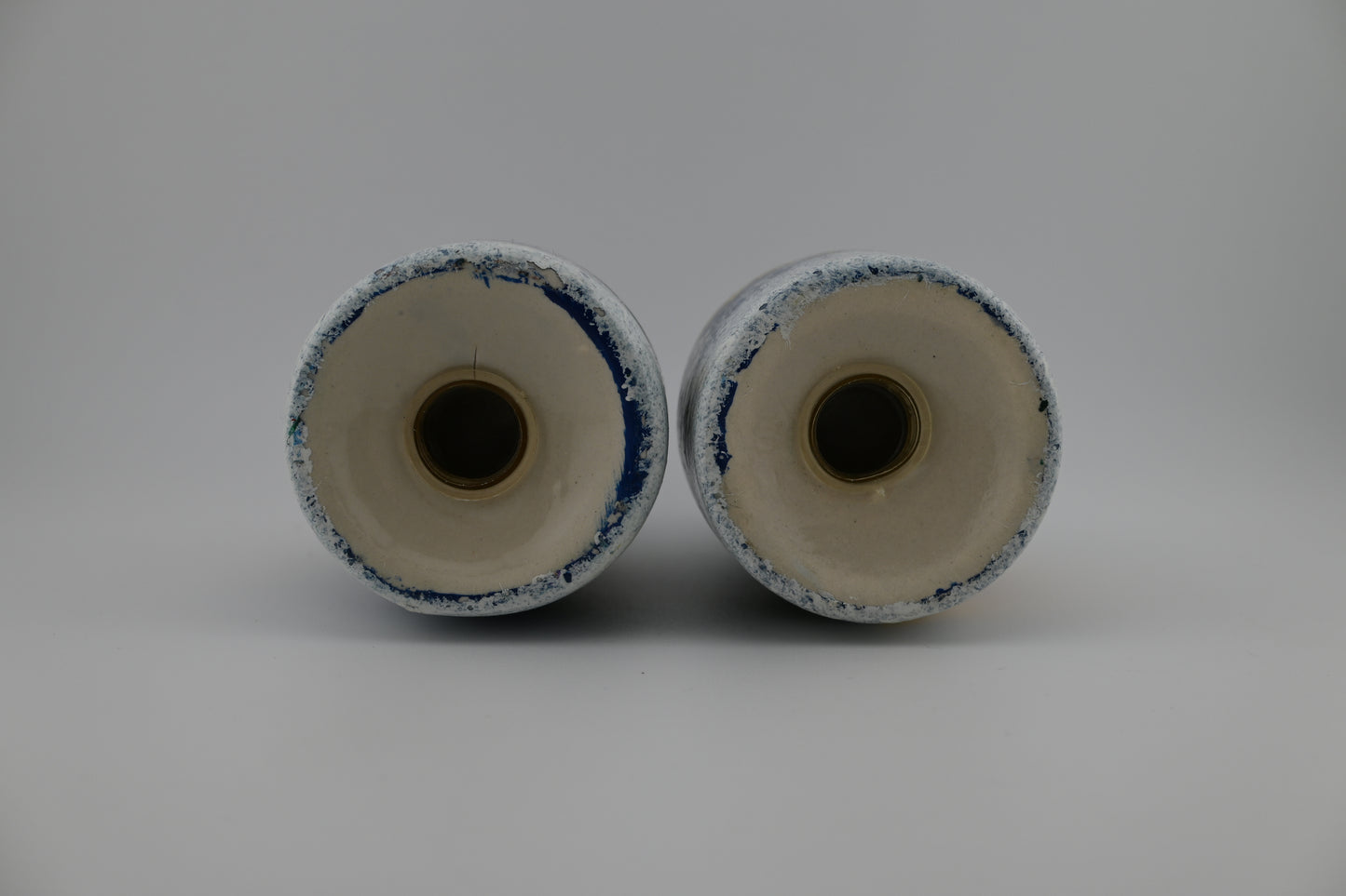 Vintage Hand-Painted Sunflower Starry Night Salt & Pepper Shaker Set