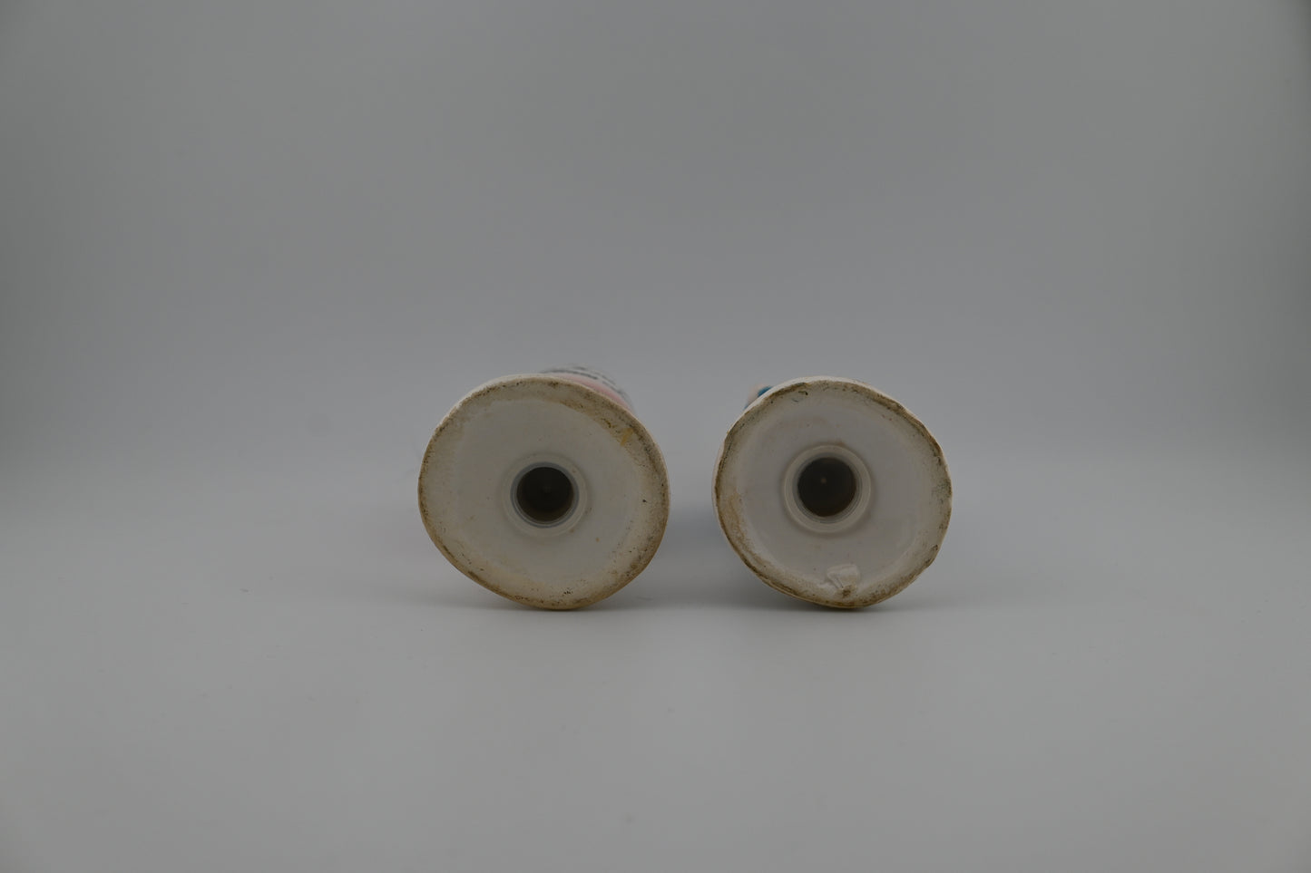 Vintage 1970s Ceramic Enesco “You And Your Once More For Old Times’ Sake!” Salt & Pepper Shaker Set