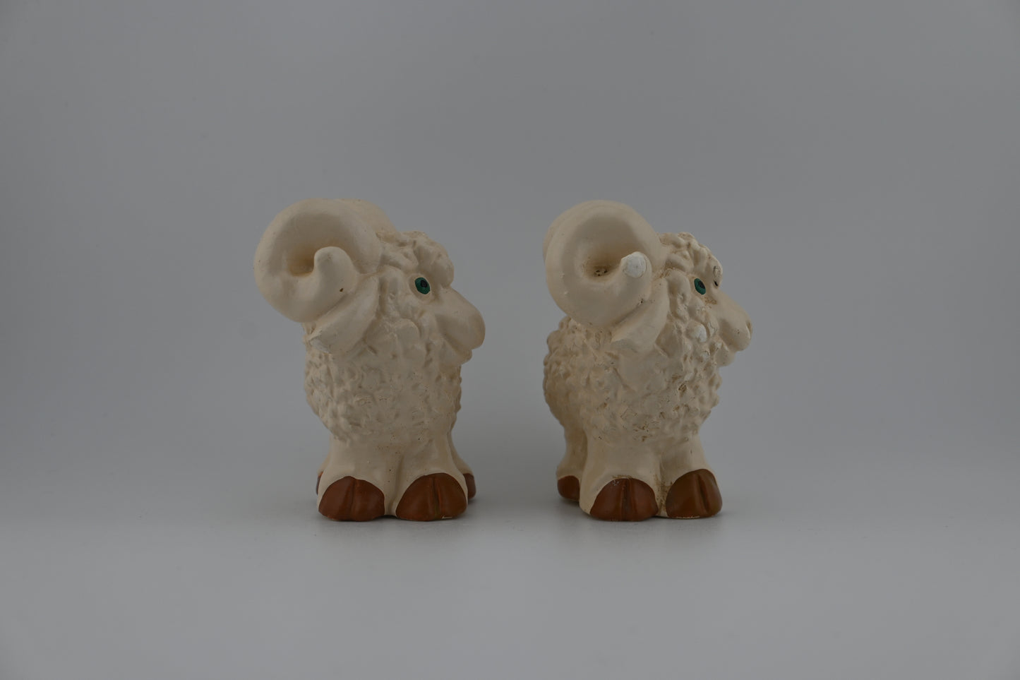 Vintage Sheep Salt & Pepper Shaker Set - Made in USA